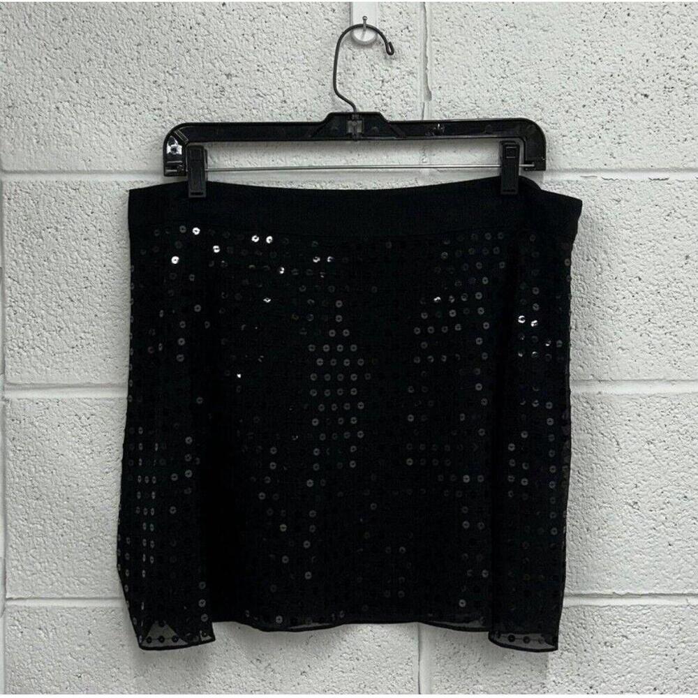 Donna Karan New York (DKNY) Black Sequin Skirt (Size 12)